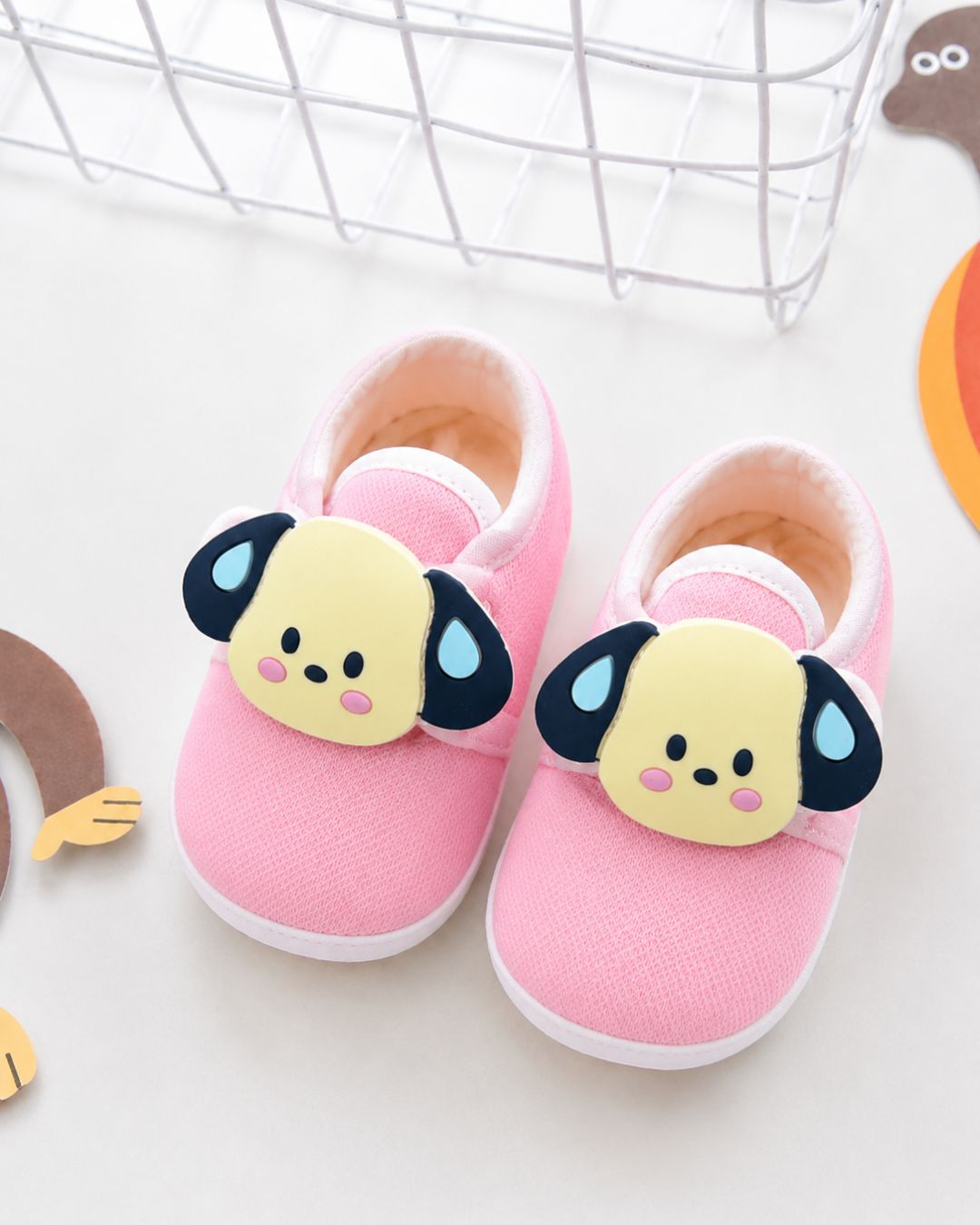Baby Shoe - Pink Dog