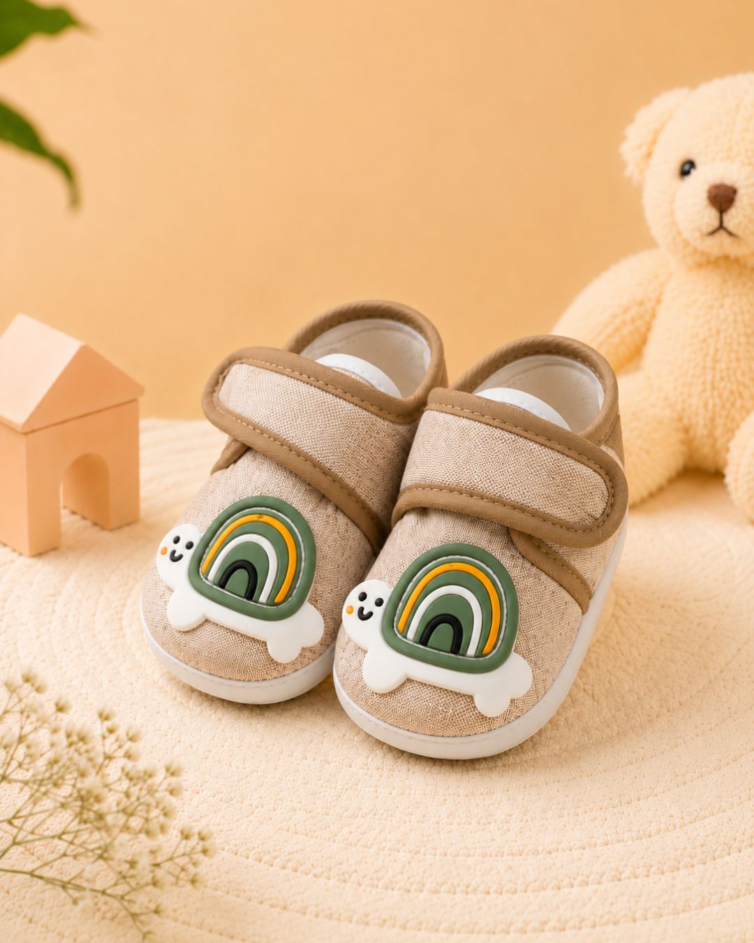 Baby Shoe - Brown Snail