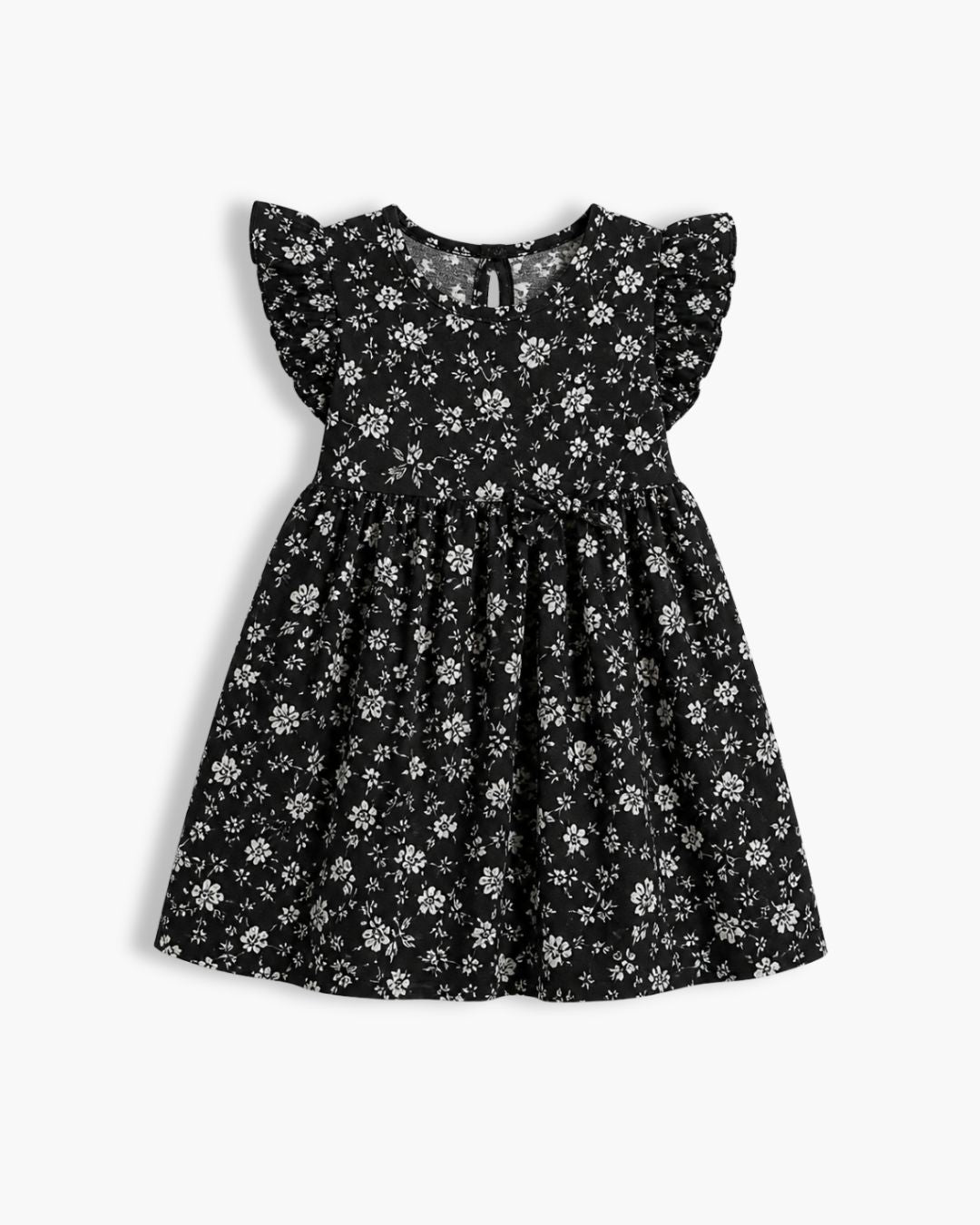 Black Floral Frock