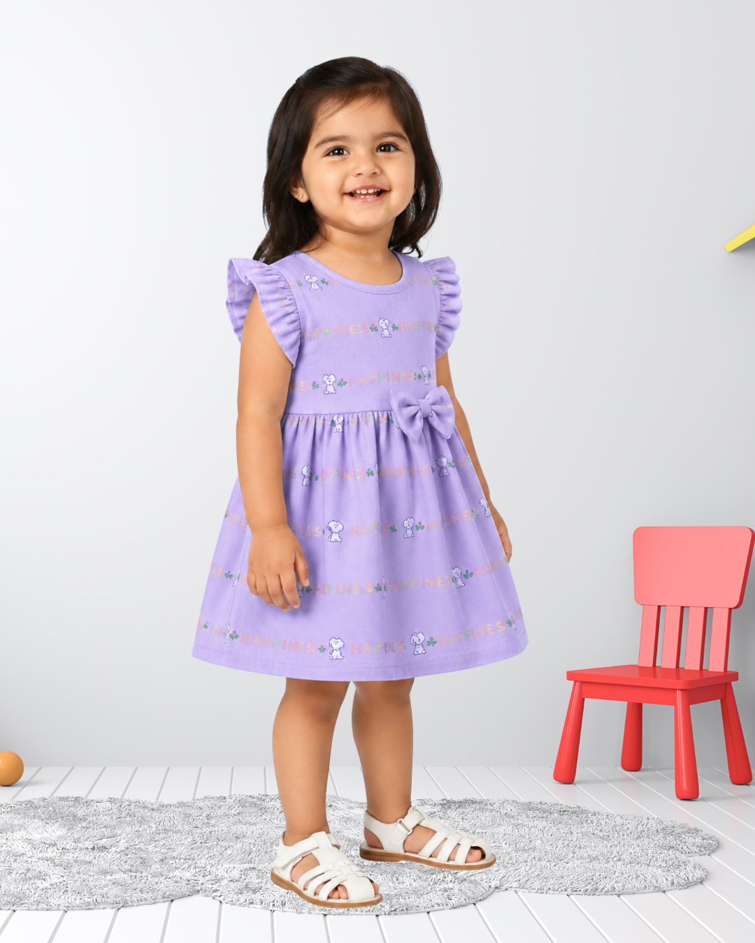 Snoopy Purple Frock