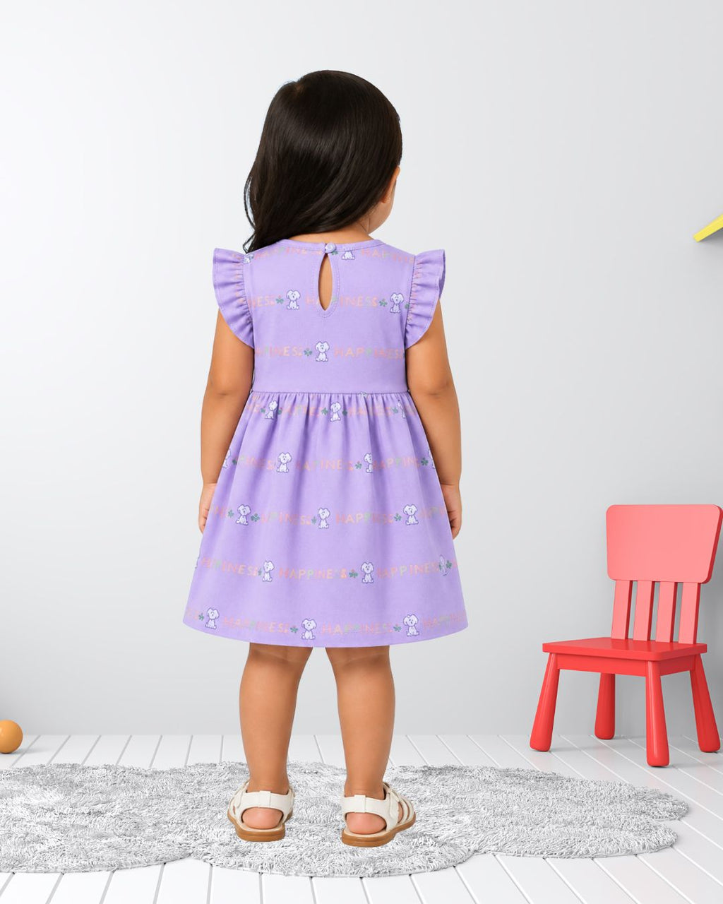 Snoopy Purple Frock