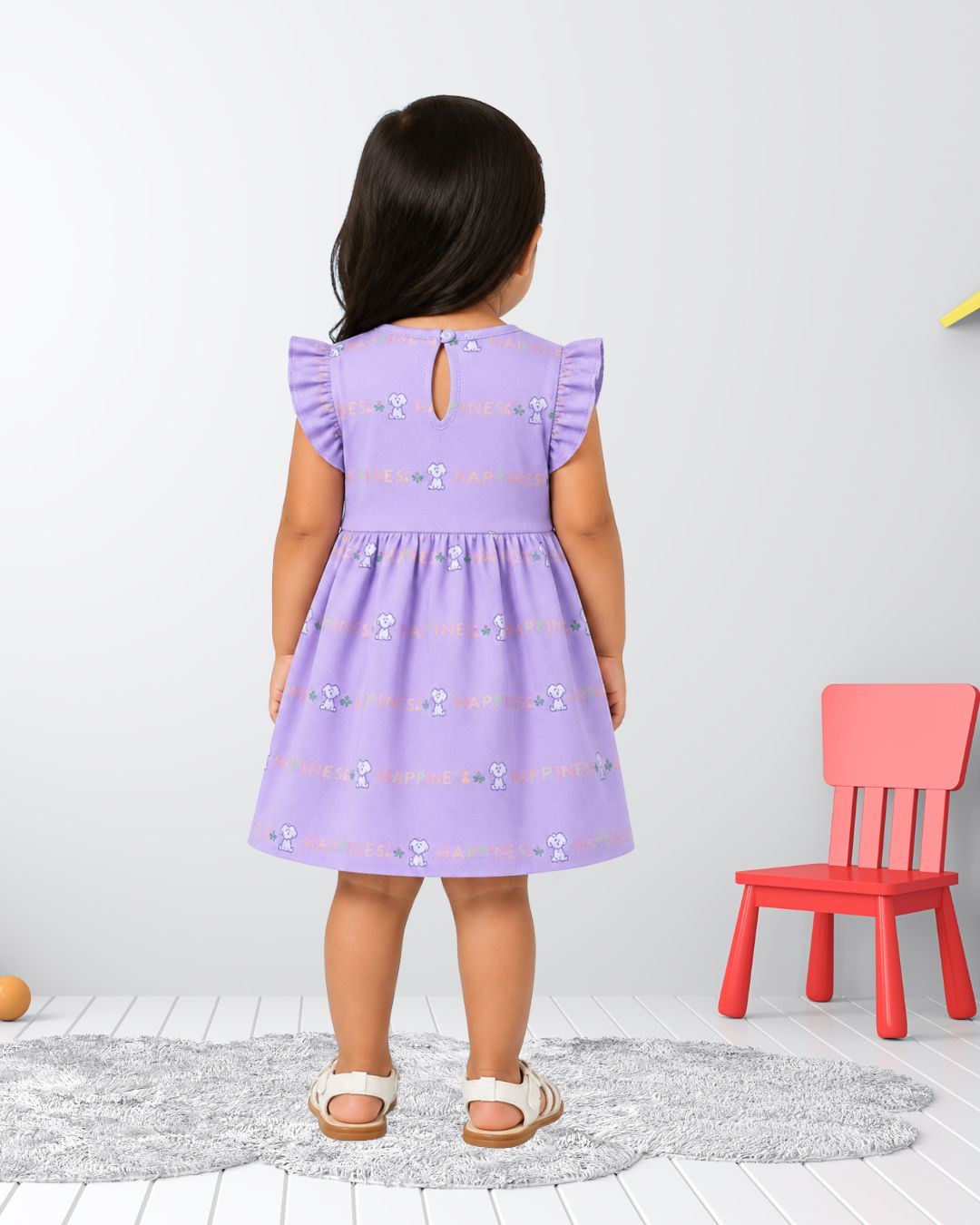 Snoopy Purple Frock