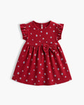 Ditsy Floral Maroon Frock
