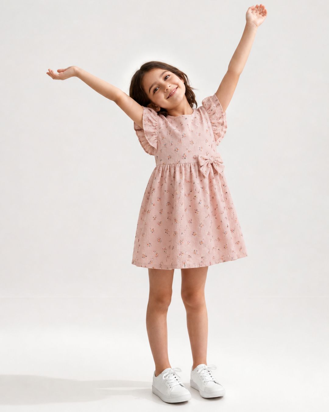 Ditsy Floral Oyster Frock
