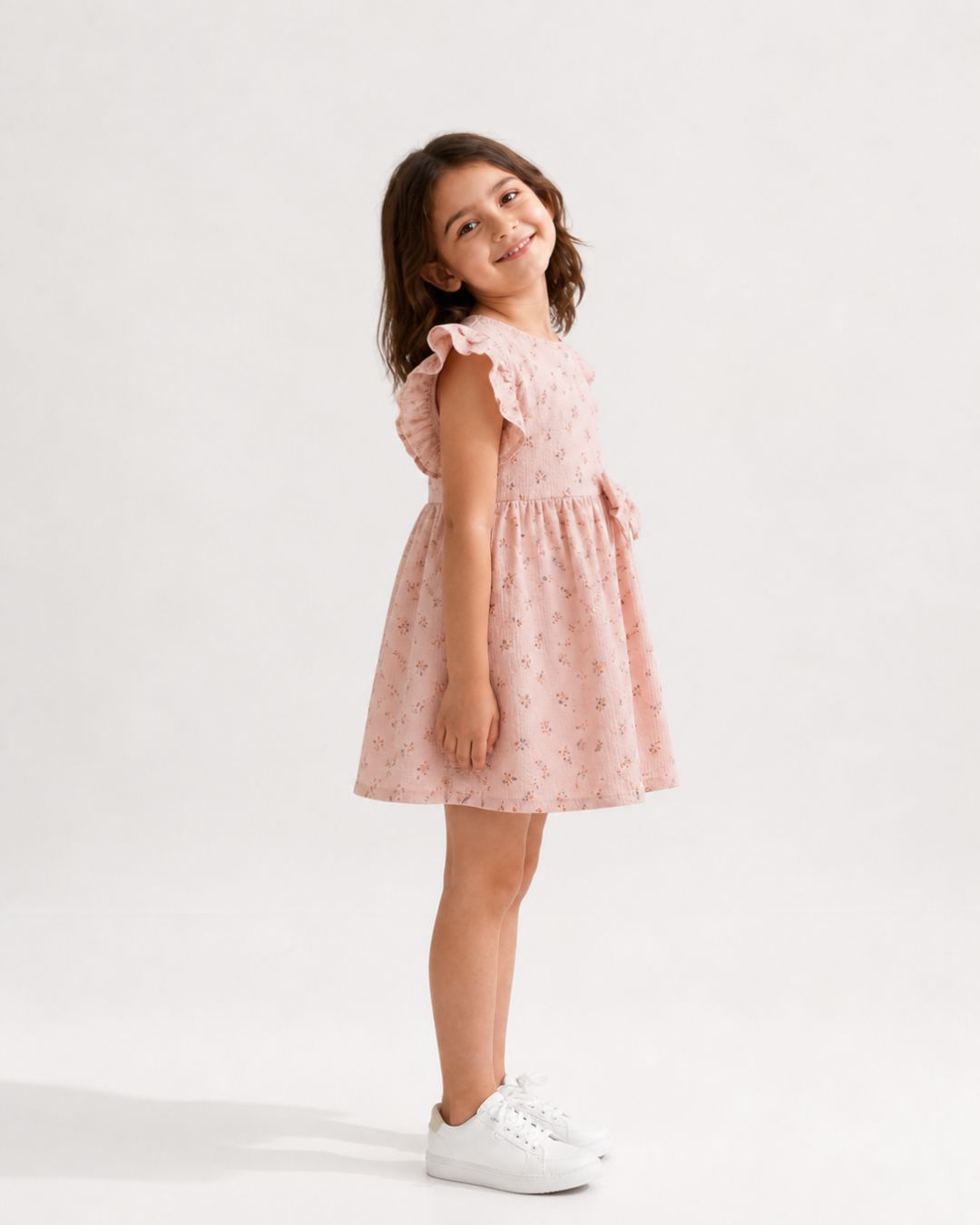 Ditsy Floral Oyster Frock