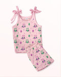 Owl Pink Jhabla Set