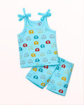 Elephants Print Jhabla Set