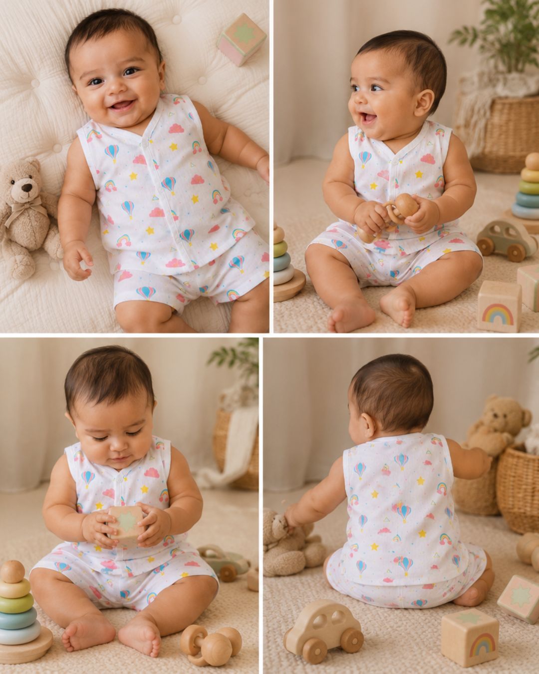 Balloon Print Co-ord Set